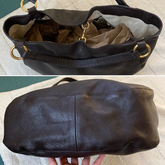 Gucci ⚡️HP⚡️ Leather Twill Hobo Bag - Picture 7 of 16